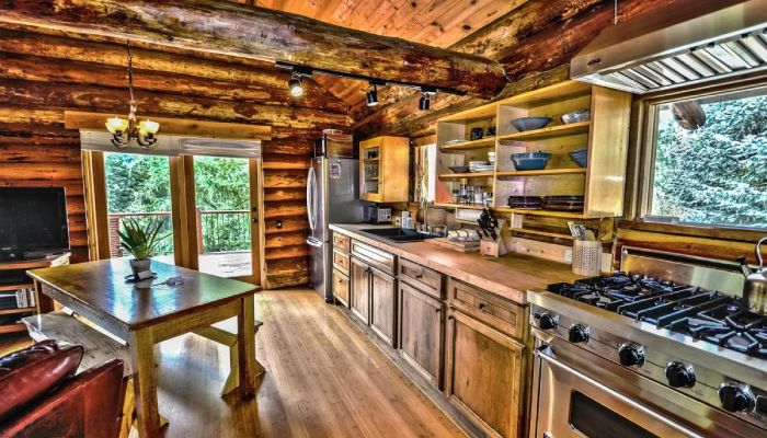 Dapur dalam Desain Interior Rustik