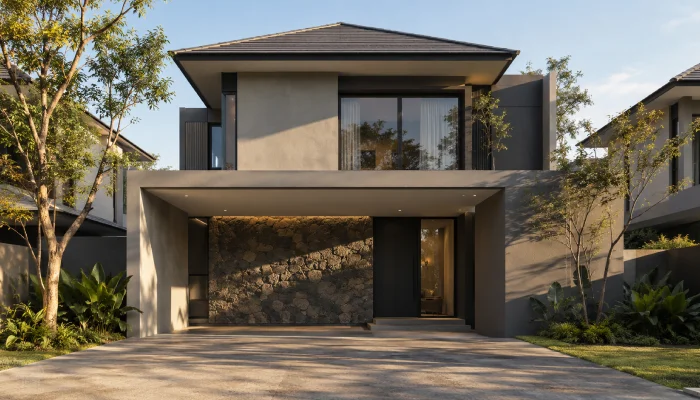 Desain Rumah 2 Lantai Minimalis Modern Elegan (1)