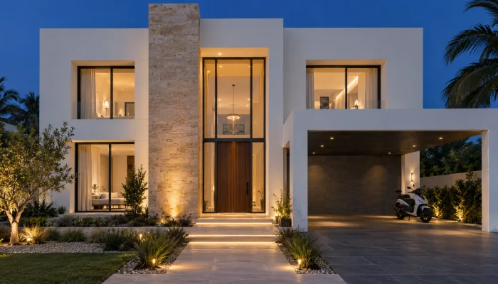 Desain Rumah 2 Lantai Minimalis Modern Elegan (2)