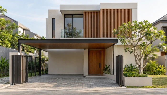 Desain Rumah 2 Lantai Minimalis Modern Elegan