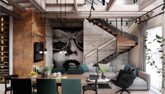 Gambar Rumah Minimalis Gaya Industrial