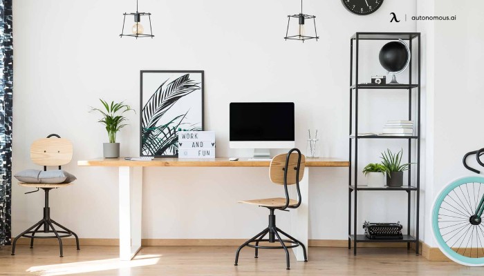 Ruang Kerja Desain Interior Minimalis