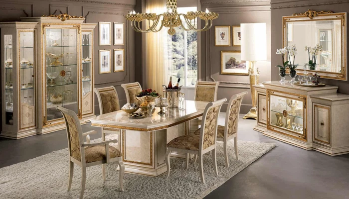 Ruang Makan Desain Interior Klasik