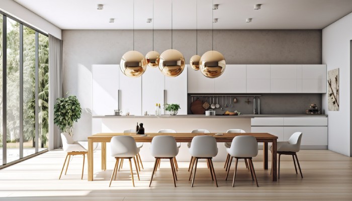 Ruang Makan Desain Interior Minimalis