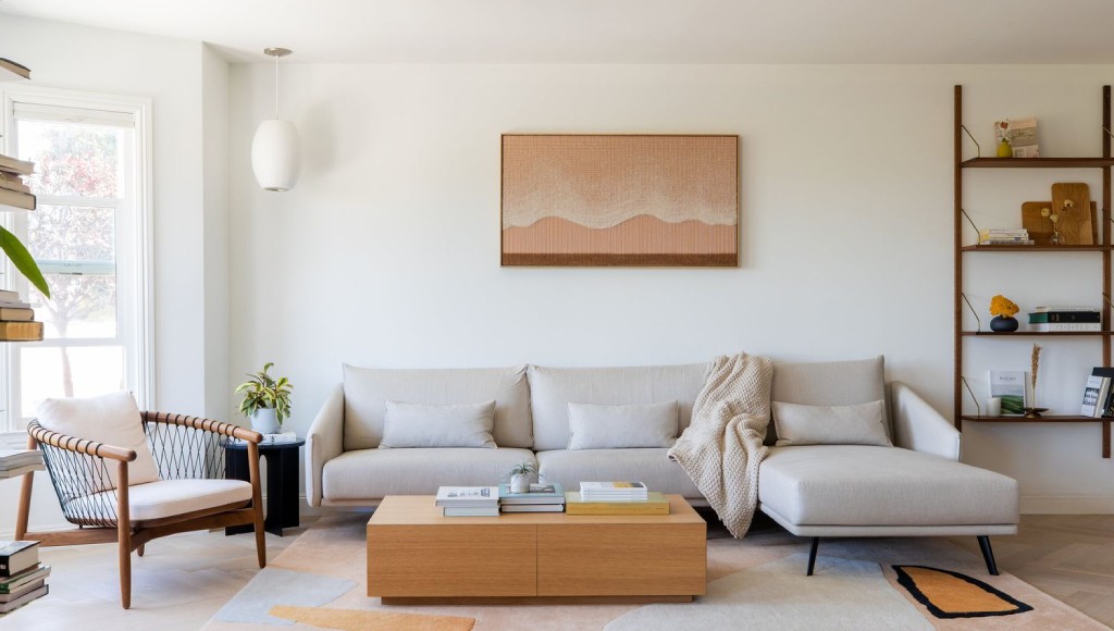 Ruang Tamu Desain Interior Minimalist modern