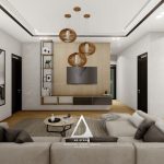 model plafon ruang tamu terbaru minimalis modern