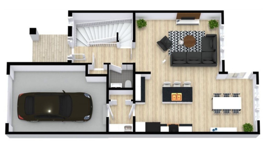 Contoh Denah Rumah 8x12 untuk Hunian Masa Kini