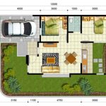 Inspirasi Denah Rumah Minimalis 2 Kamar 6x8