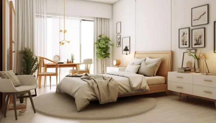 Kamar Tidur Desain Interior Skandinavia (1)