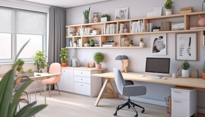 Ruang Kerja Desain Interior Skandinavia