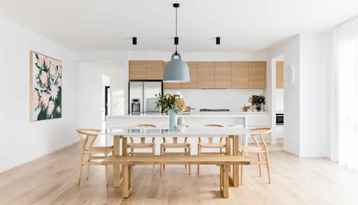 Ruang Makan Desain Interior Skandinavia