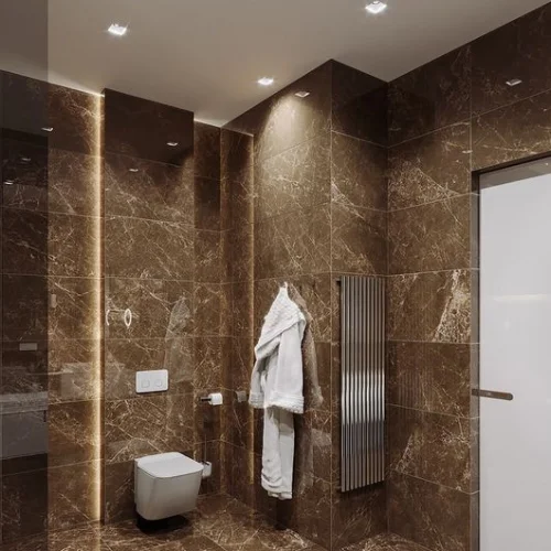 desain kamar tidur minimalist coklat