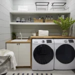 desain sempit ruang laundry minimalis