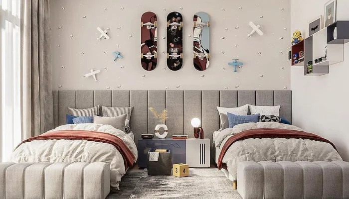 Kamar Tidur Anak 2 Kasur Skateboard