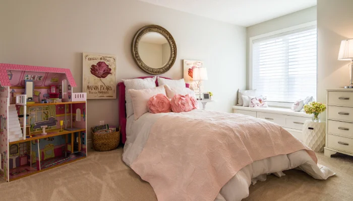 desain kamar tidur anak perempuan minimalis sederhana homey