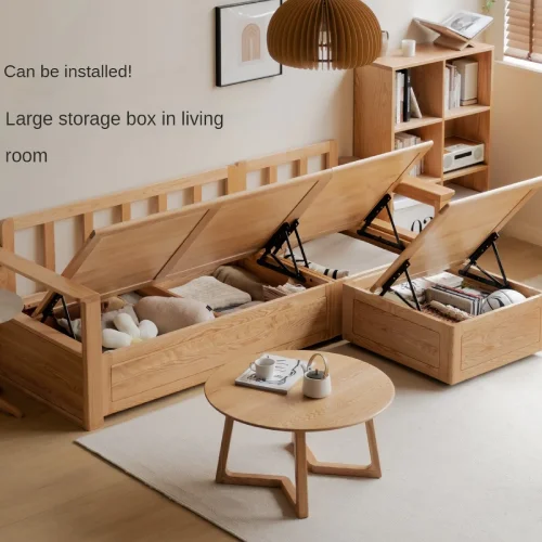 dekorasi ruang tamu minimalis sofa tempat penyimanan