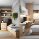 desain kamar tidur minimalis ukuran 3x3