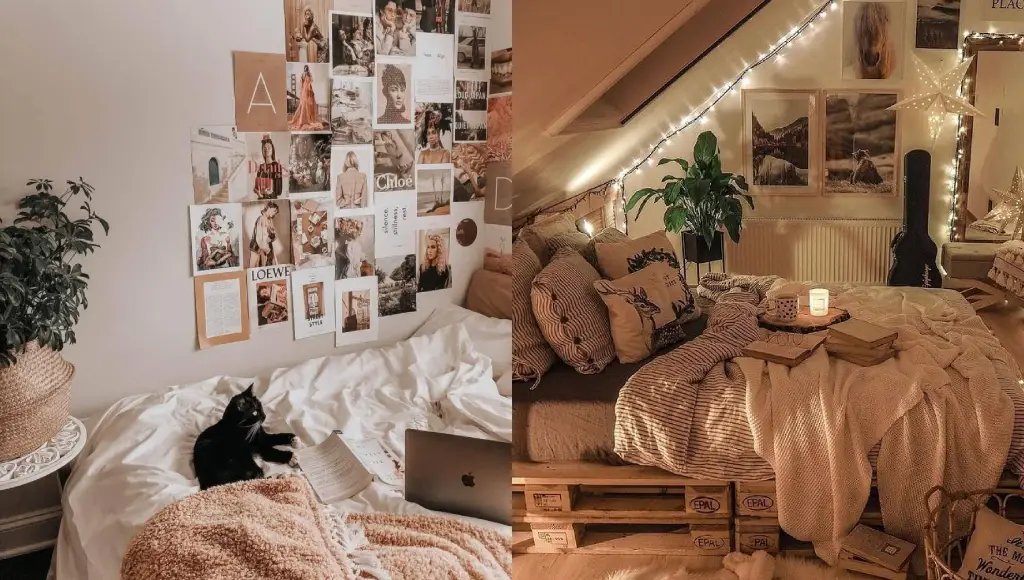 rekomendasi hiasan kamar tidur aesthetic