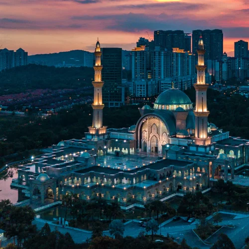 desain masjid minimalis modern