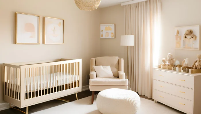warna cat Beige kamar anak perempuan