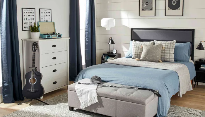 kamar set anak laki minimalis kasur besar