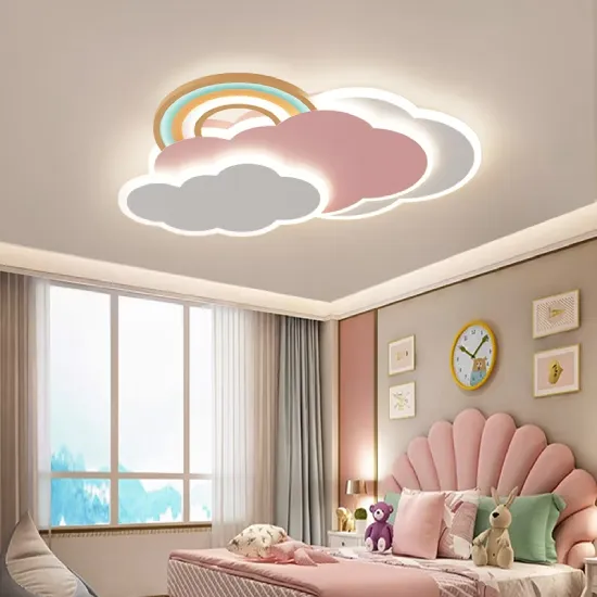 Plafon Kamar Anak Perempuan Cloud Putih