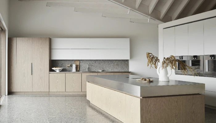 dapur minimalis modern mewah serba putih