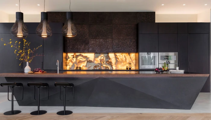 dapur minimalis modern mewah luxury