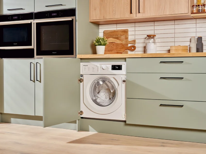 Desain Dapur Compact Pastel