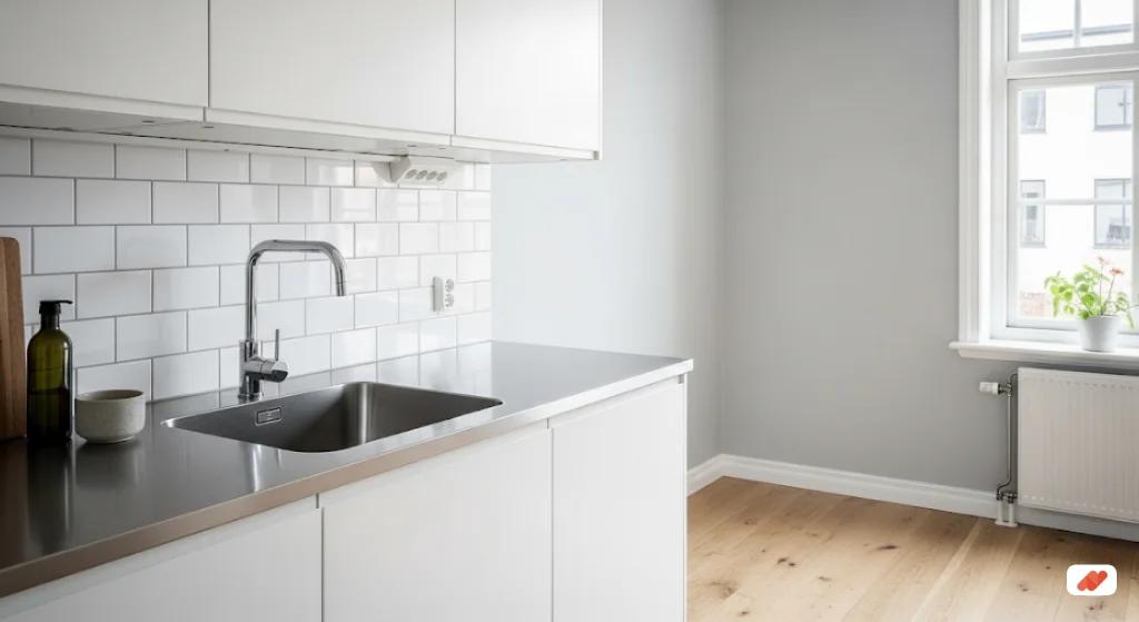 Wastafel Minimalis di Dapur Terang (1)