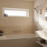desain kamar mandi minimalis modern 2x3