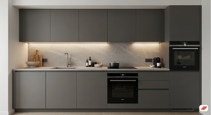 Dapur 3x2 Meter Serba Abu