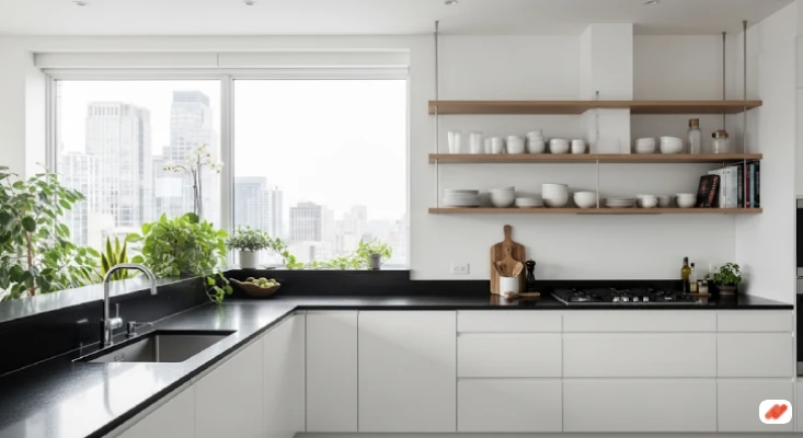 Dapur 3x2 Meter dengan Jendela Besar