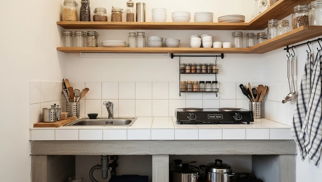 Dapur minimalis ukuran 2x2