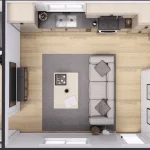 denah rumah minimalis 2 kamar tidur rumah indonesia