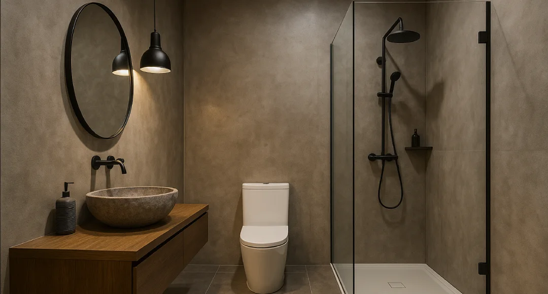 kamar mandi mewah minimalis aesthetic