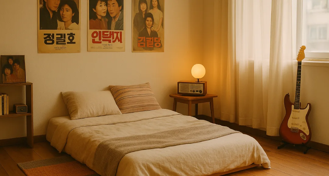 desain kamar tidur lesehan ala korea minimalis