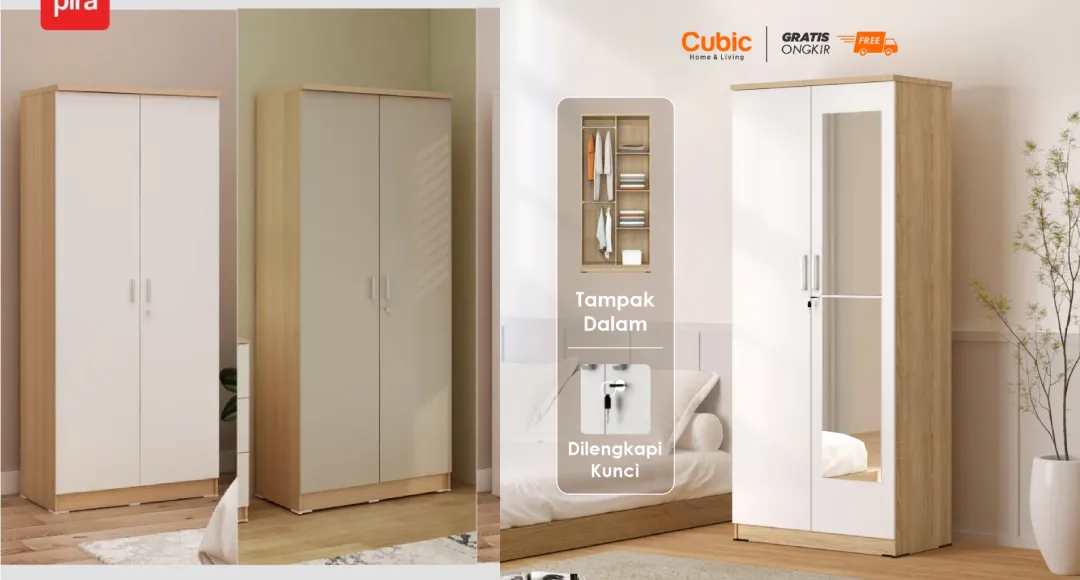 rekomendasi lemari pakaian minimalist