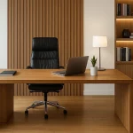 desain ruang kerja direktur minimalis modern