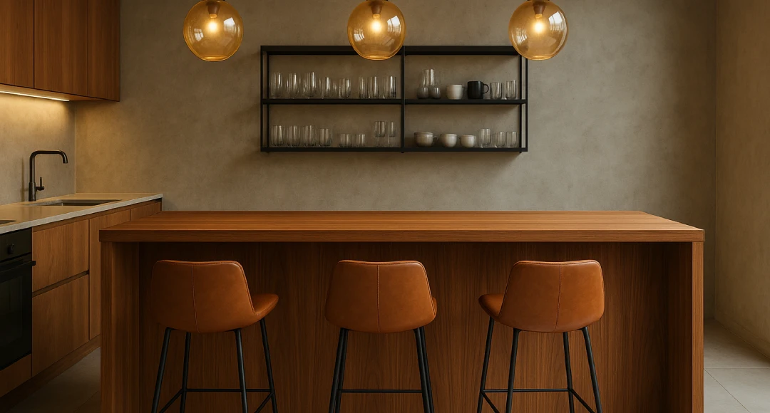 desain meja dapur minimalis aesthetic