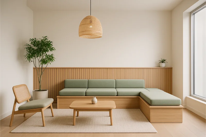 desain-ruang-tunggu-kantor-Natural-Kontemporer