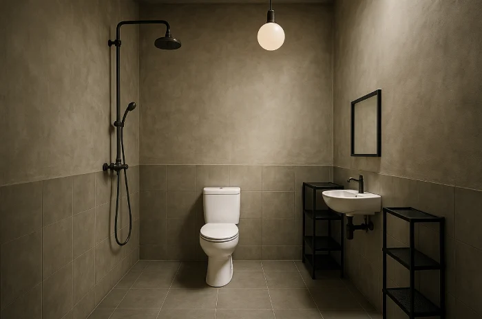 model kamar mandi dan wc sederhana Semen Ekspos Industrial