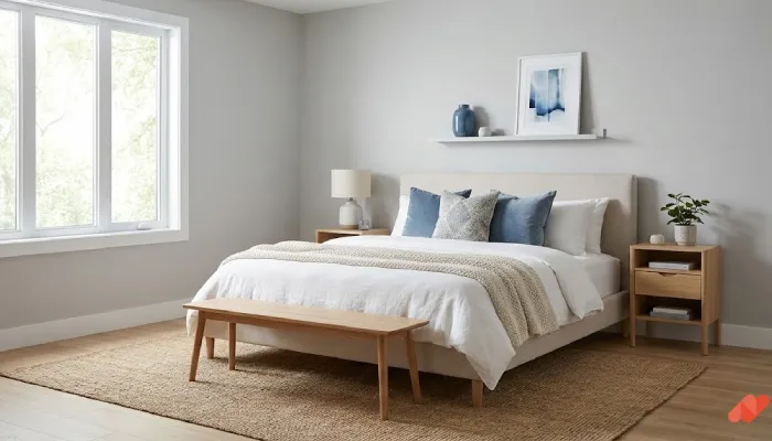 Kamar tidur scandinavian