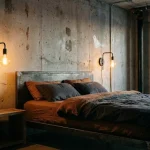 Lampu hias kamar tidur tempel dinding