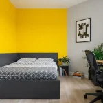 desain kamar tidur warna kuning