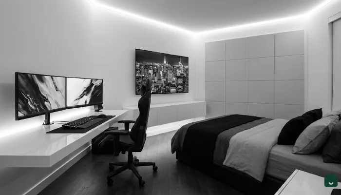 1Kamar Tidur Gaming Minimalist