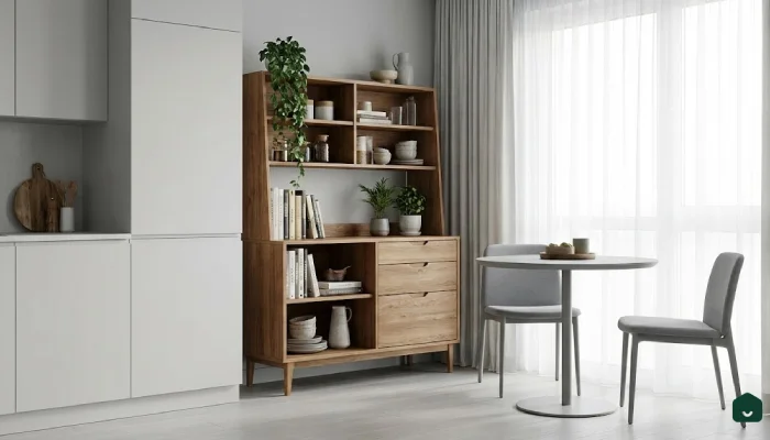 1jenis furniture ruang makan Side Table Multifungsi