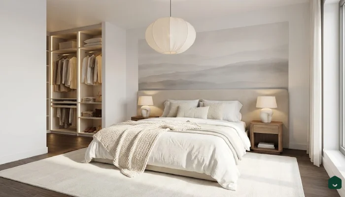 1kamar aesthetic putih