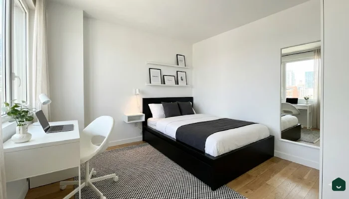 1kamar tidur minimalis modern Compact Urban Apartment