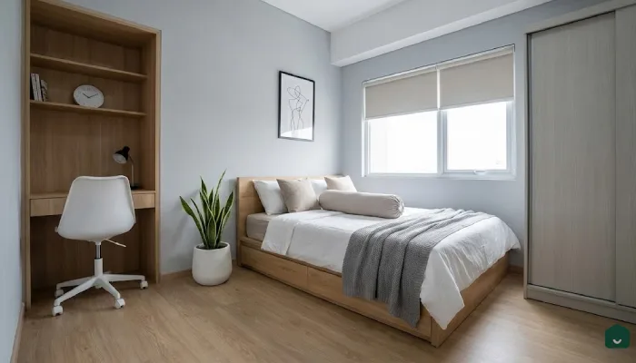 2Kamar Tidur Kost Minimalist